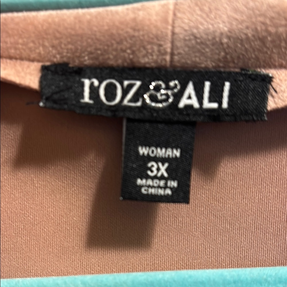 Roz & Ali Pink Blazer Suit Jacket - Picture 7 of 7